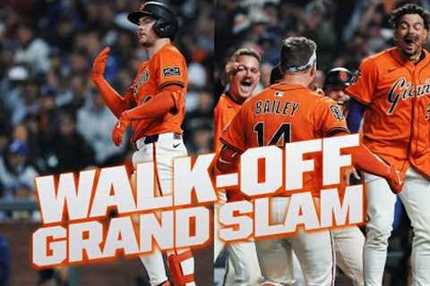 WALK-OFF GRAND SLAM for Patrick Bailey vs. the Dodgers in EXTRA INNINGS! 😤