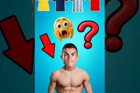 Which is Cristiano Ronaldo t-shirt? Challenge 👕🤔 #ronaldo #football #shortvideo #shorts