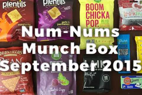 Num-Nums Munch Box Unboxing - Food Allergy Subscription Box