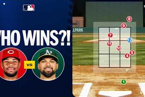 FULL AT-BAT: 12 pitches, 7 foul balls, 1 long home run! 😳