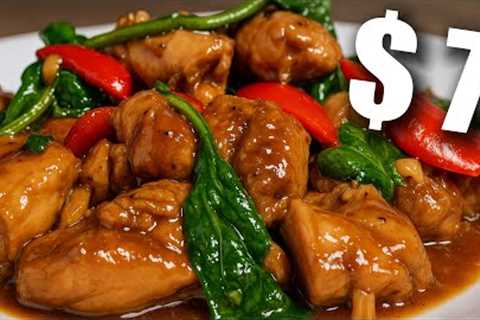 $7 Insanely Easy Dinner | Tender And Juicy Chicken Stir Fry With Vegetables