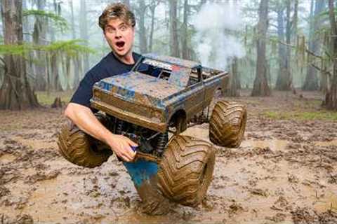 RC MONSTER TRUCK vs SWAMP - GONE WRONG!!!