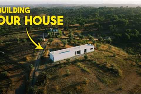 BUILDING OUR HOUSE - Interior walls, Paint, Plumbing &amp; Exterior Lights