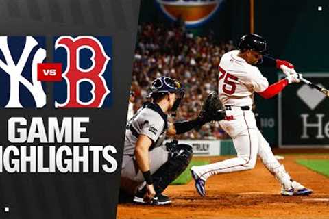 Yankees vs. Red Sox Game Highlights (9/14/25) | MLB Highlights