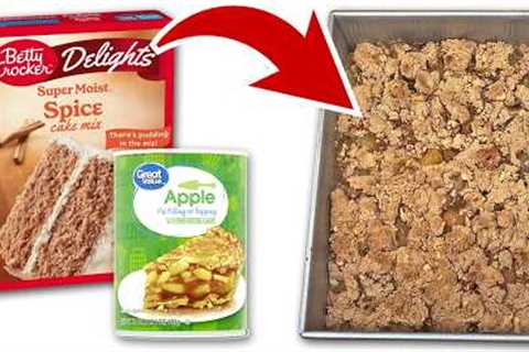 The Easiest Apple Dump Cake Ever (Only 3 Ingredients!)