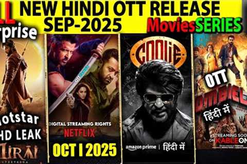 NEW BIG Hindi OTT Release SEP-2025 l Coolie, WAR2, Jombieland, ButtaBomma SouthinHindiSeries-Movies