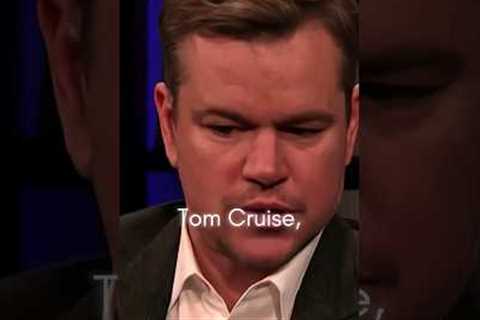 Matt Damon on Tom Cruise's stunts #missionimpossible #movies #shorts