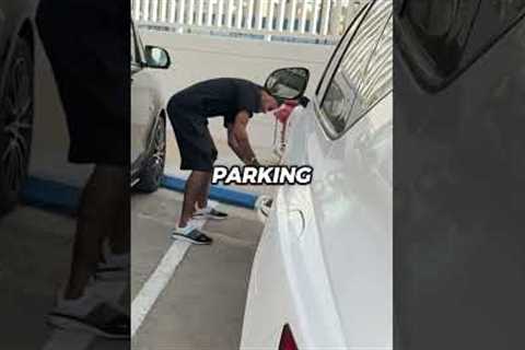 NEYMAR TAKES REVENGE ON TEAMMATE BY SLASHING CAR TIRES 🤯☠️ #football #neymar #shorts