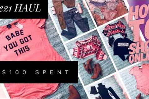 UNDER $100 rue21 HAUL by a SHOPAHOLIC | CHEAP/BARGAIN ONLINE SHOPPING