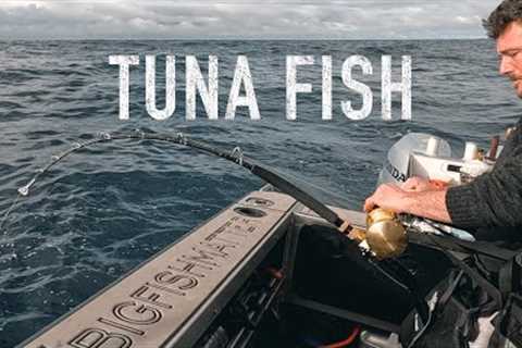 Big Bluefin tuna fishing in the Hokitika Trench New Zealand Josh James Sam, Tim and the salty dogs