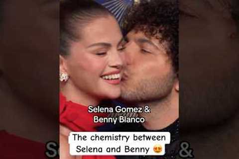 The chemistry between Selena and Benny 😍#selenagomez #bennyblanco #couples #celebrity #love #fypシ