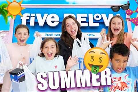 FIRST SUMMER fiVe BELoW No Budget Shopping Spree and HAUL!