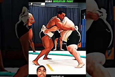 😱 BODYBUILDER VS SUMO WRESTLER FIGHT #wrestling #trending #sports