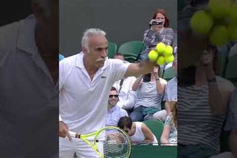The Mansour Bahrami Trick Serve 🪄