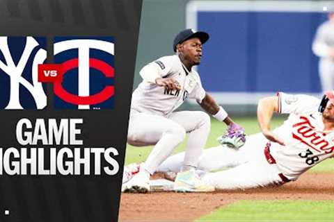 Yankees vs. Twins Game Highlights (9/15/25) | MLB Highlights