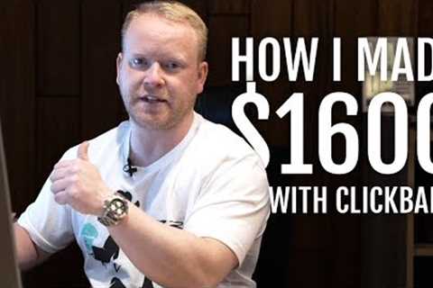 Watch Me Make $1600 on Clickbank In 12 Minutes 💸 *NOT CLICKBAIT*