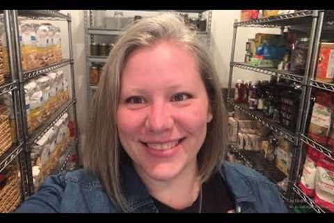 Tour our 2 year food supply! Homestead Deep Food Storage Tour