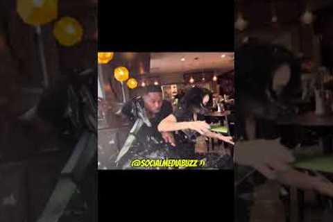 Social media influencers bulldozed in a restaurant! #socialmediabuzz #gossip #trendingnews