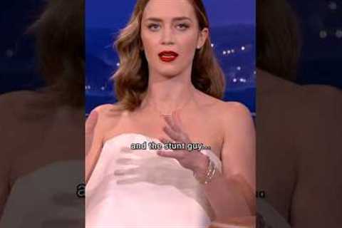 Emily Blunt and Tom Cruise Stunt Moment