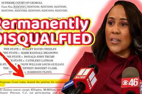 She's DONE! Fani Willis PERMANENTLY REMOVED from Trump RICO by Georgia Supreme Court #faniwillis
