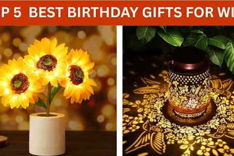 TOP 5 Best Birthday Gifts for Wife 🎁 | Romantic &amp; Unique Gift Ideas