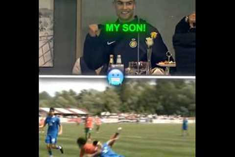 Ronaldo Jr Takes Ronaldo's Fight Skills 🥶🥊