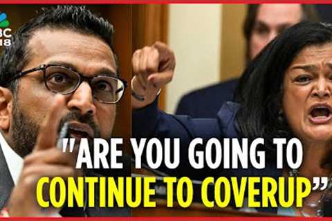WATCH: Rep. Pramila Jayapal Gets Into a Heated Exchange with Kash Patel Over Epstein Victims | N18G