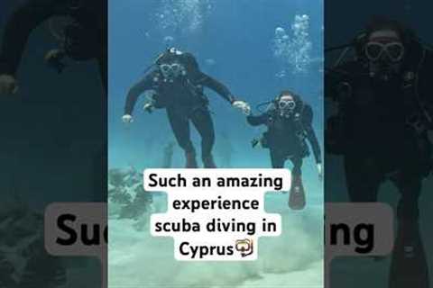 First Time Scuba Diving in Cyprus – An Unforgettable Underwater Experience! 🤿 #travel #travelvlog
