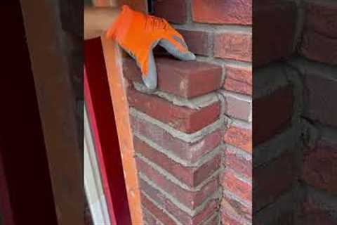 Bricklaying SATISFYING #brickwork #asmr #construction