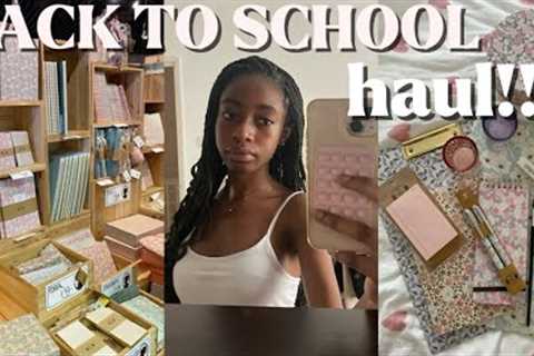 BACK TO SCHOOL SHOPPING HAUL!! *stationary, emergency kit + more🛍️📚