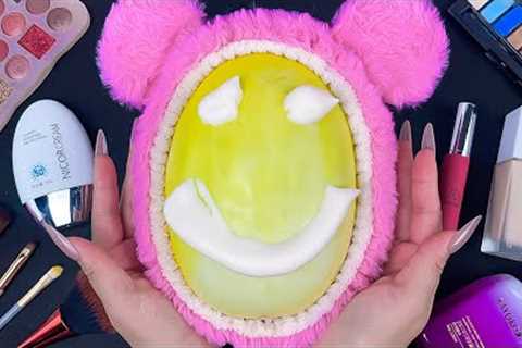 ASMR Makeup Unboxing🍈$1 Melon Makeover vs $1,000 Luxury Glow (No Talking)