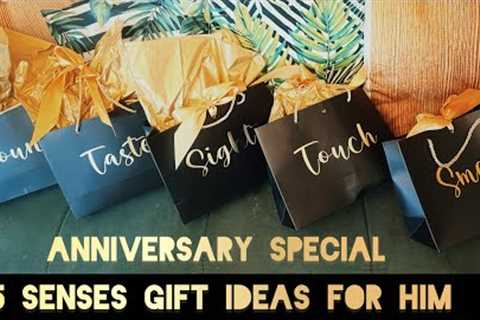 Five senses gifts for him| gift ideas for birthday and anniversary #anniversary #love #uk #ytshorts 