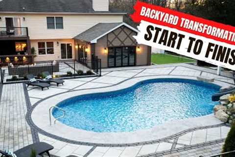 Our BIGGEST Backyard Makeover EVER! Pool, Patio, Addition, and MORE!