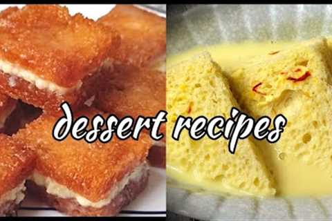 Bread Dessert Recipes | 2 Types Of Dessert Recipes | Only Milk And Bread dessert 