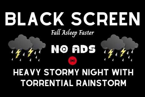 Calm Rain with Thunderstorm Sounds | Sleep, Relax &amp; Reduce Stress