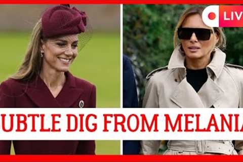 ROYALS IN SHOCK! MELANIA TRUMP BREAKS SILENCE AFTER APPARENT SNUB OF PRINCESS KATE!