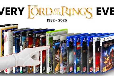Unboxing Every Lord of the Rings Game Ever (1982-2025)