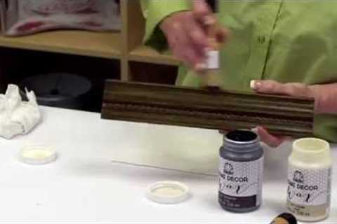 FolkArt Home Decor: How To Use Antique Wax