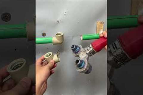 How to Fix PVC Pipe Leakage with Simple Trick | DIY Plumbing Hack #ideas #shorts #pipe
