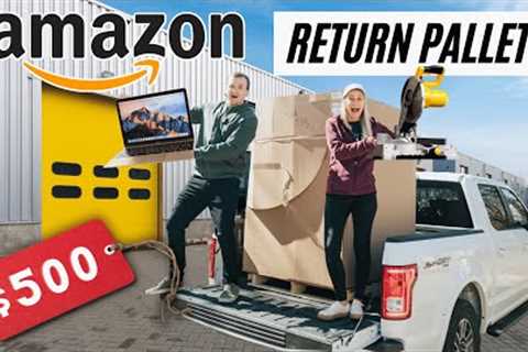 We Paid $500 For An Amazon Returns Pallet - Unboxing MYSTERY Items! 📦