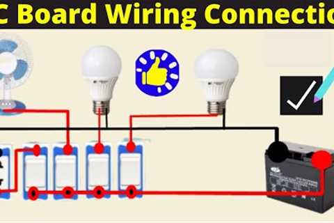 DC Board Wiring Connection | Solar Dc House Wiring In Urdu Hindi | Mian Electric