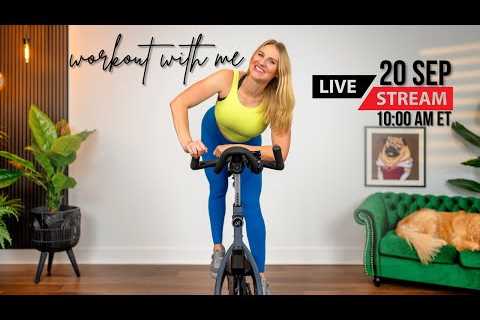 LIVE Indoor Cycling Workout! | 50-minute Indoor Cycling Class + ENCORE!