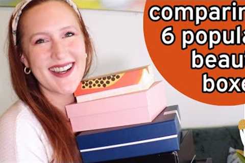 Unboxing &amp; Comparing SIX Popular Beauty Subscription Boxes