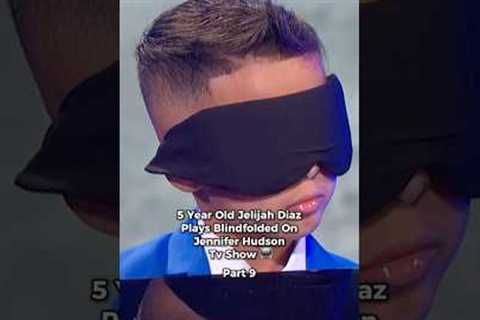 5 Year Old Piano Prodigy Plays Turkish March Blindfolded on Jennifer Hudson Show 🎹 Jelijah Diaz 💙