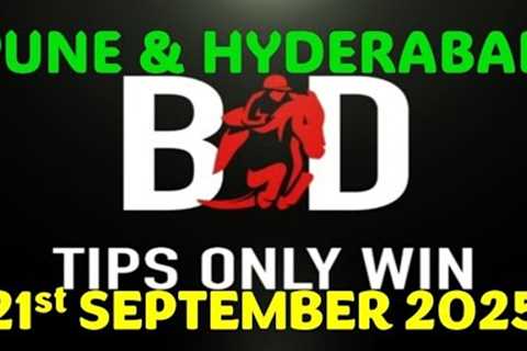 PUNE RACE TIPS | HYDERABAD RACE TIPS | 21/09/25 | INDIAN ST LEGER | HORSE RACING TIPS (@TIPSONLYWIN)