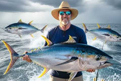 INSANE Tuna Fishing in the Sea 🌊 Catching Giant Big Fish in Australia! | fishing videos new 2025 