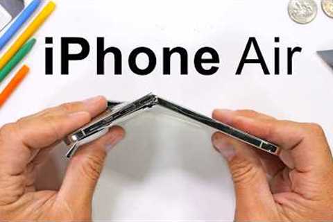 iPhone Air Durability test -- I AM SHOCKED