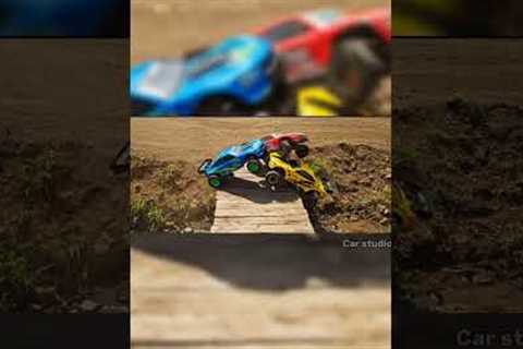 Insane RC Car Race! 🚗💨 Epic Challenges to the Final Finish! #rc #shorts