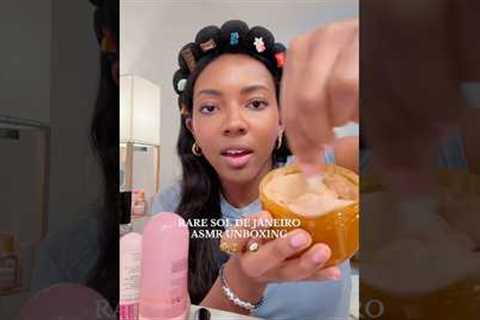 RARE SOL DE JANEIRO ASMR UNBOXING 👀✨ #preppyyyy #beautyproducts #skincare #lululemon #skincaretips