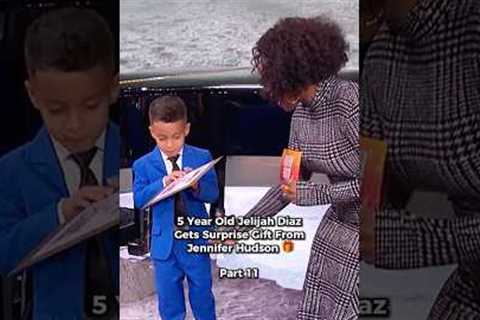 5 Year Old Piano Prodigy Gets Surprise Gift From The Jennifer Hudson Show 🎁🎹 Jelijah Diaz..